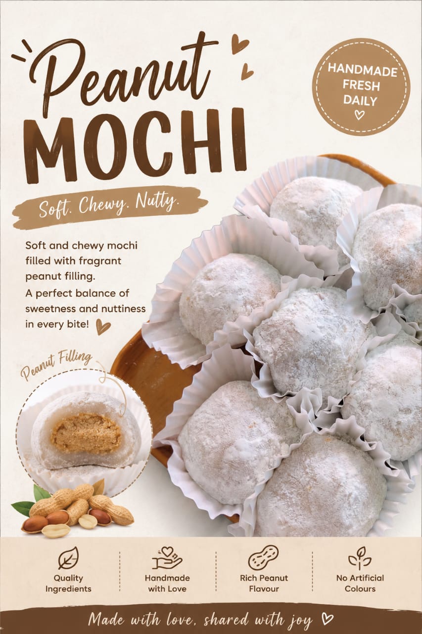 Mochi Peanut 麻糬花生馅
