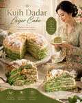 Kuih Kadar Layer cake 4inch/6inch