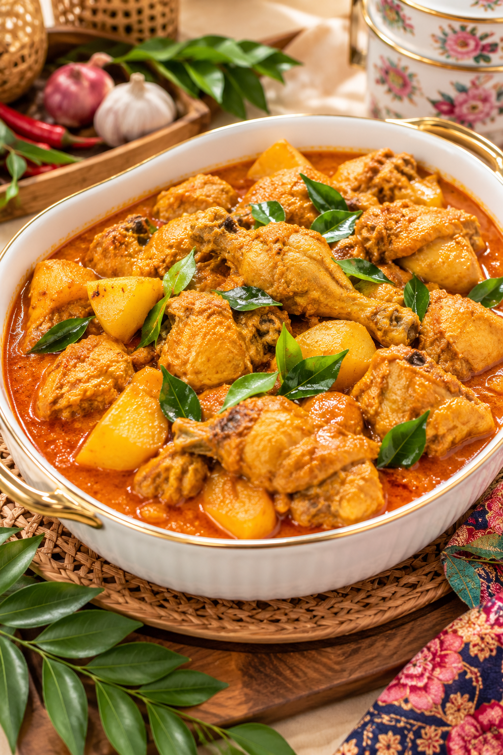 Nyonya Kari Ayam Platter