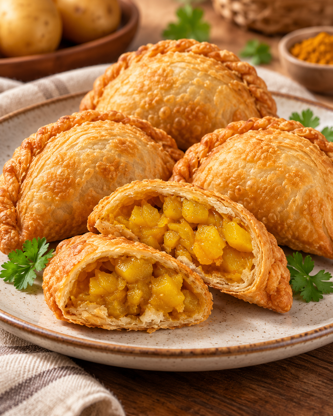 Golden Mini Karipap Platter – 40pcs